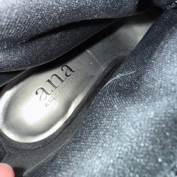 a.n.a Black Suede Ankle Booties - Picture 8 of 11